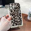 Modne przezroczyste etui z motywem panterki dla iPhone 17/16/14 Pro Max/13/12/11