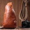 Stylish Women's Sling Bag Over the Shoulder Made of Eco-leather VINTAGE Bag 22751 Red
