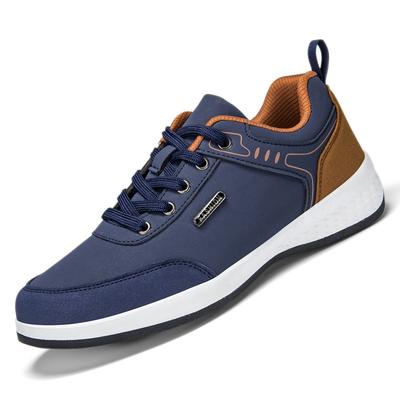 New Flat Shoes, Casual Sports Shoes, Large-sized Leather Surface, Fashionable Spring and Autumn Loafers for Men