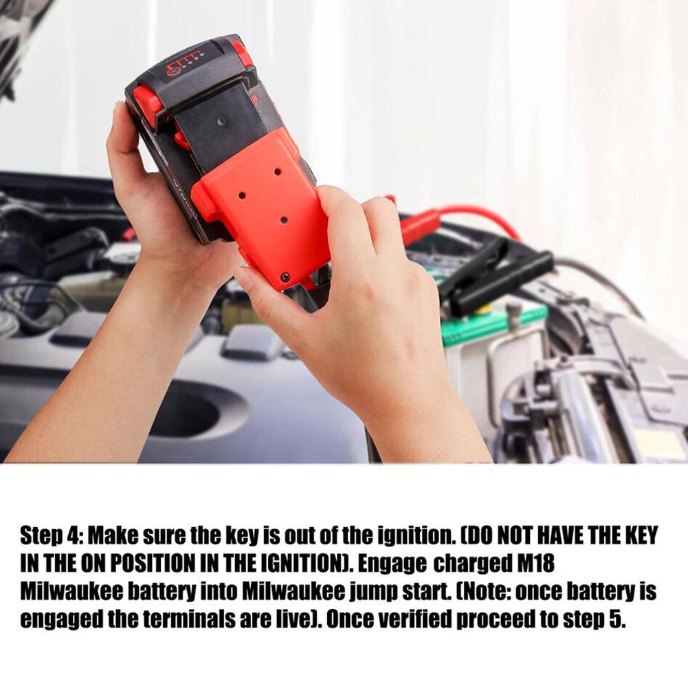 Car battery igniter Automotive emergency power kits 8AWG Cable 5.9ft For Milwaukee M18 Jumper Starter Jump Kit Power Tool Line