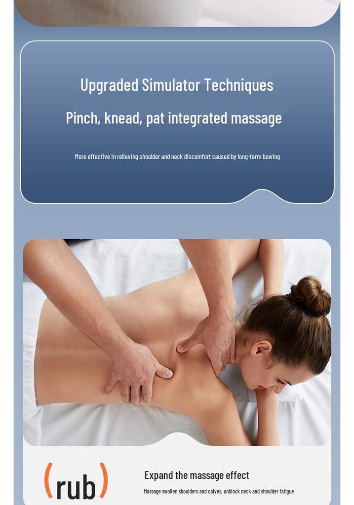 Multifunctional Electric Neck and Shoulder Massager for Cervical Spine Relaxation