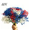 Fake Floral Bouquet for Wedding 10Pcs Artificial Baby Breath Flowers, Gypsophila Bouquet, Bendable Stems Realistic Plastic Vase Faux Party,