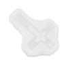 10pcs Food Grade Silicone Silicone Cross Mold Pendant Casting Mold  For Craft Projects