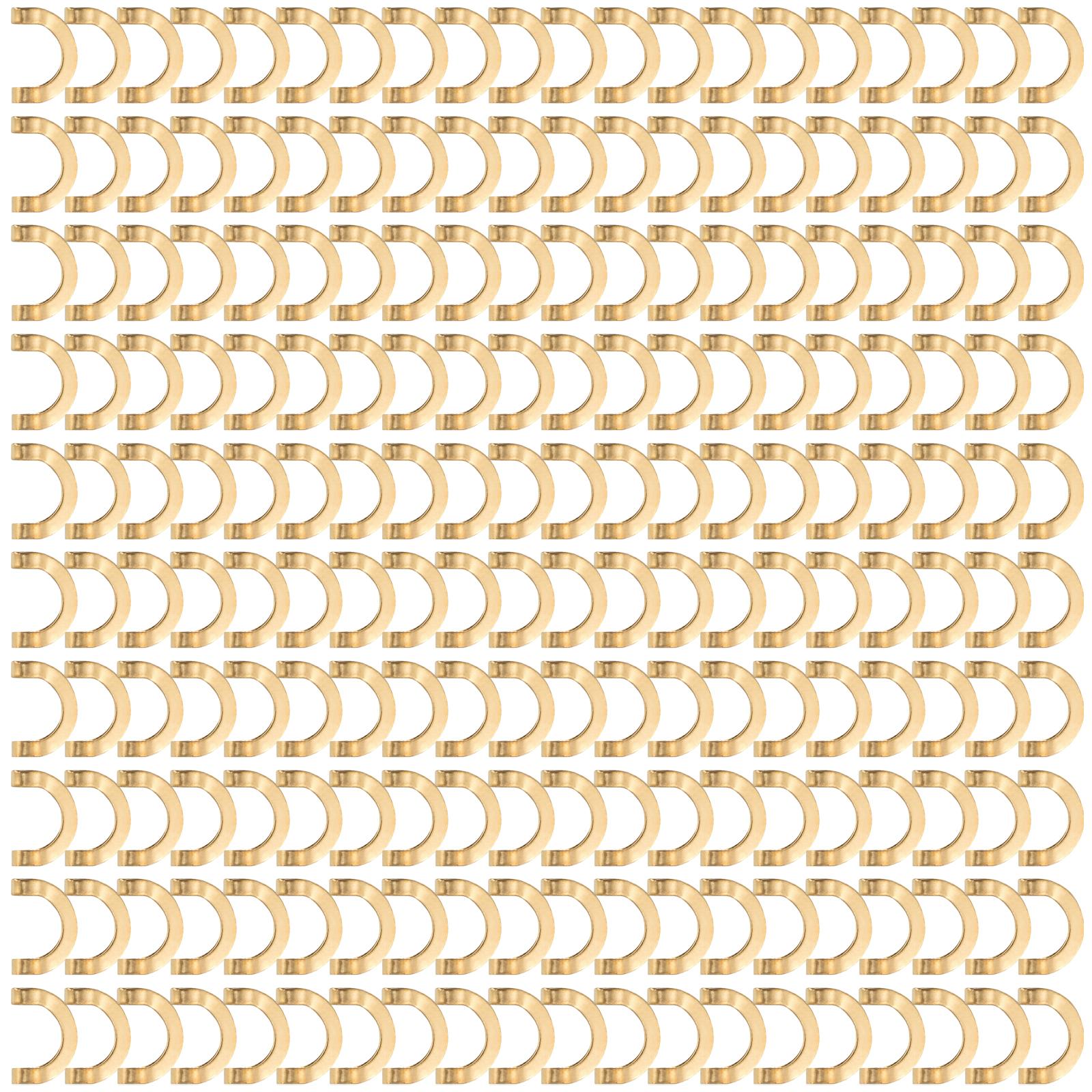 

200 шт. Легко вращающиеся рыболовные вертлюжки Clevis Блесны Clevis Лепестки Рыболовные ложки Аксессуар для изготовления блесен Компоненты спиннербейтов L