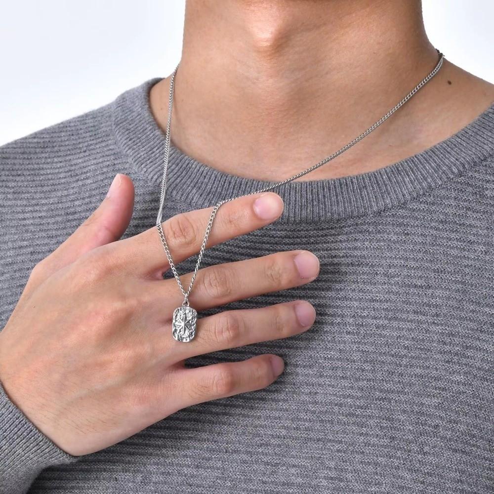 Non Fading Stainless Steel Pendant Necklace Geometric Pendant Necklace  for Gift Giving