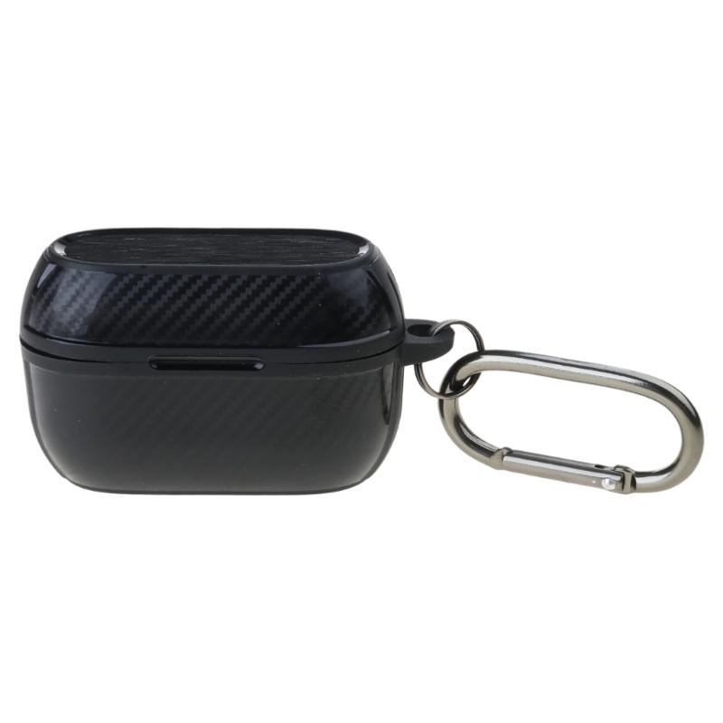 

Shockproof TPU Case Compatible for Elite7pro/7Active/75T Earbuds AntiDrop Earbud Protections Includes Carabiner Clip чёрный