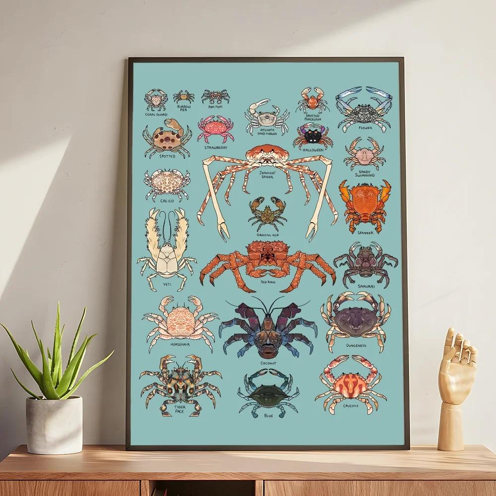 Whale and Shark Seashells Turtles Octopus Fish Marine Life Ocean Animals Poster and Print Canvas Painting  Wall Art Home Living Room