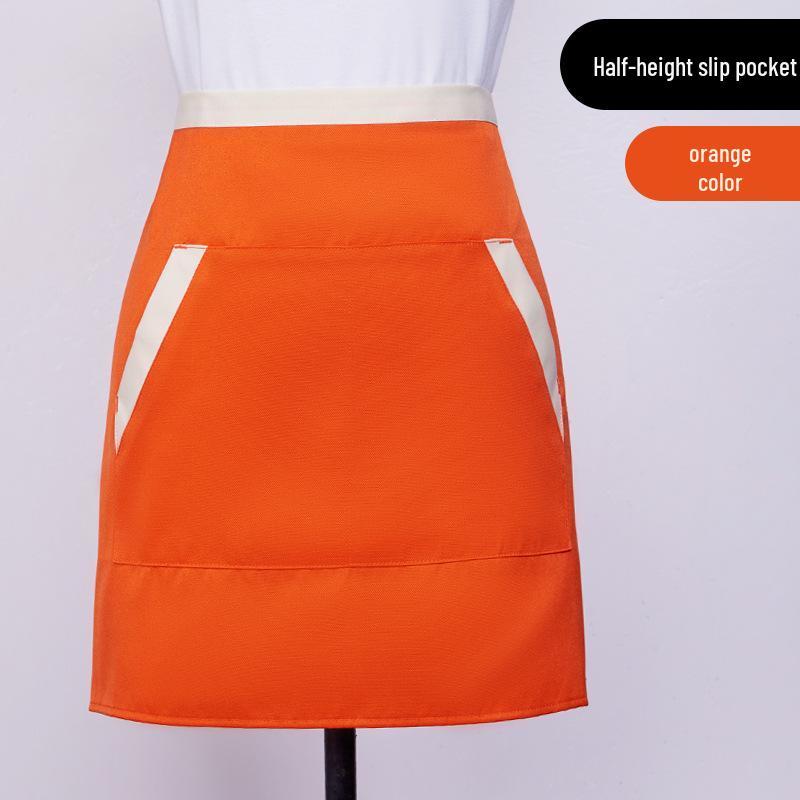 Multi-Color Anti-Stain Waist Apron for Waiters and Kitchen Staff