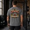 Middeleeuws Sportshirt, Ridder Gewichtheffen T-shirt, Grappig Benen Dag Trainings T-shirt