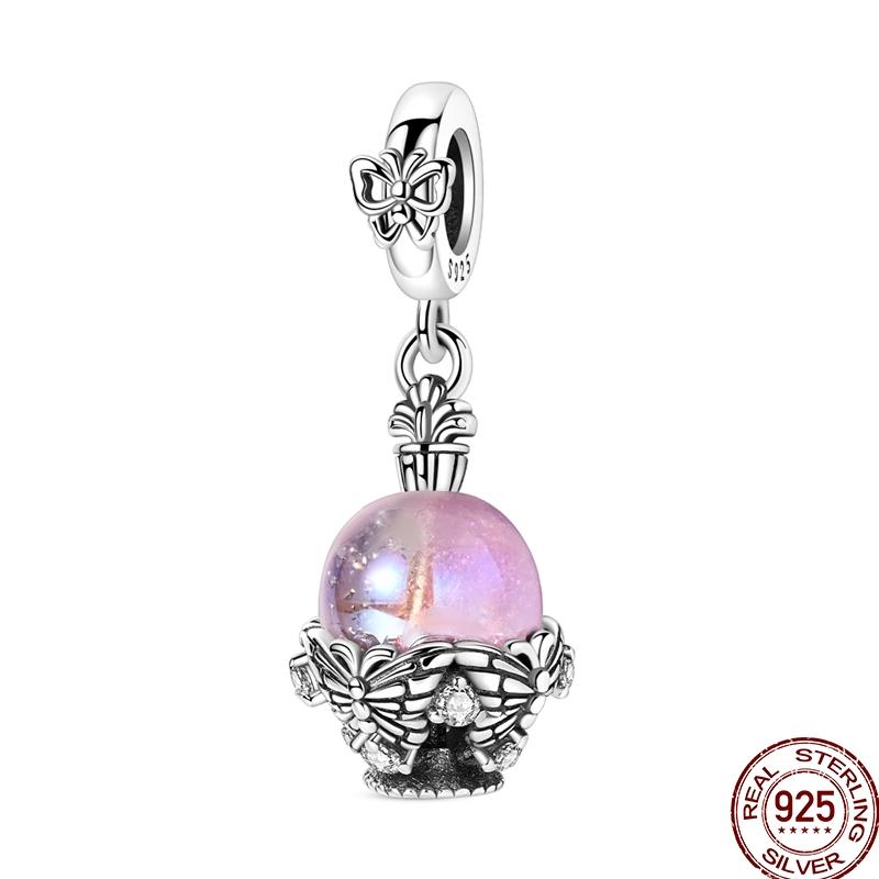 Miedziany Cyrkon Letnie Lody Ocean Wielka Seria Błyszczący Inkrustowany Cyrkon Wisiorek Pasuje do Bransoletki 3mm