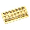 Electric Guitar Fixed Short Bridge Hardtail 7 String Through Body Design Non Tremolo Golden
