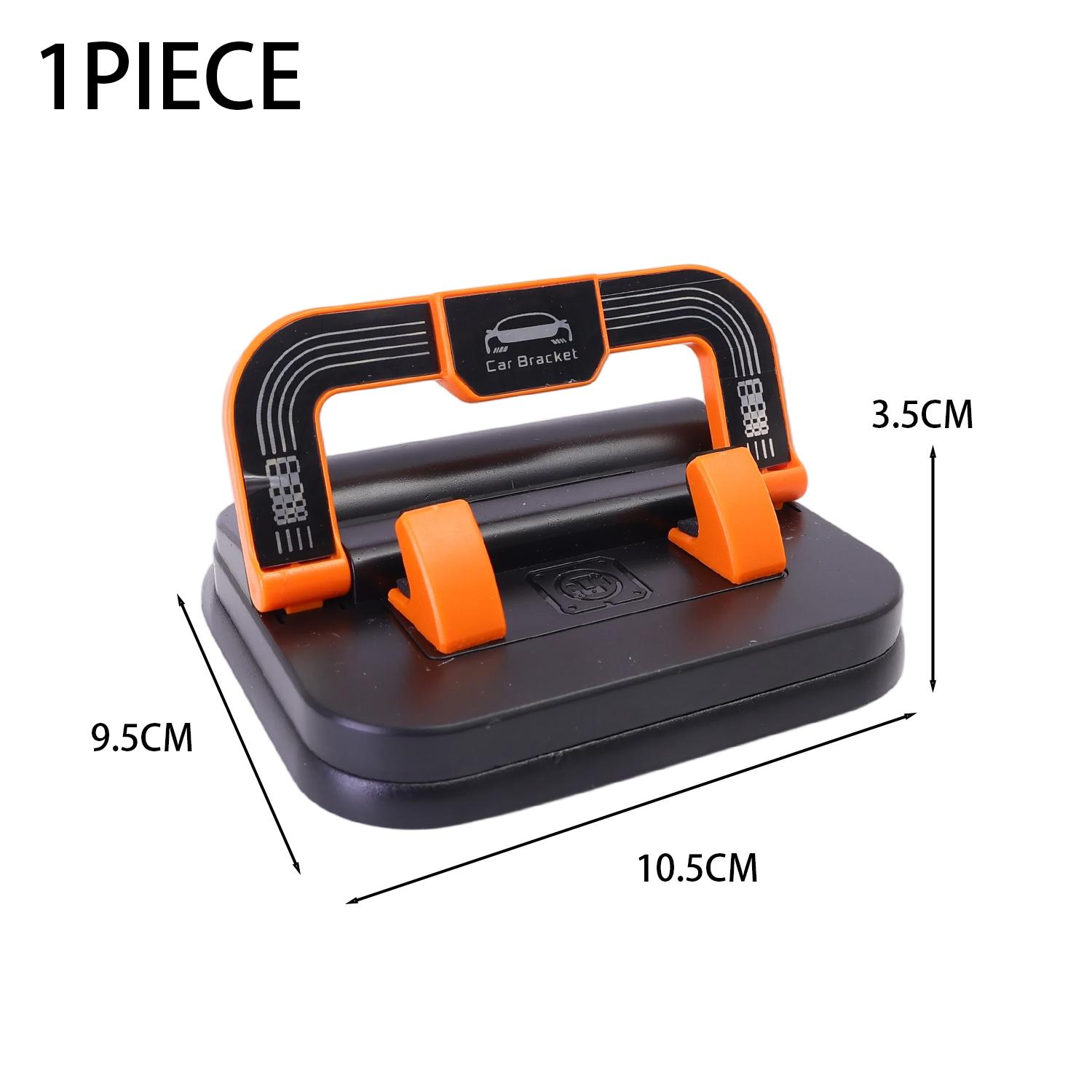 

360 Rotation Navigation Phone Bracket Non-slip Silicone Mount 2in1 Dashboard Car Phone Holder Parking Phone Number Plate
