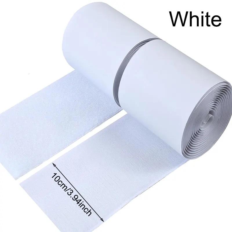 1Meter Self-Adhesive Hook and Loop Fastener Tape 10cm Nylon Double Sided Hook Loop Straps Carpet Anti Slip Rug Gripper for Home