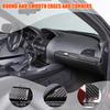 For BMW 6 Series E63 E64 2004-2009 Soft Carbon Fibre Car Center Console Co-pilot Decorative Strips Trim Sticker Accessories