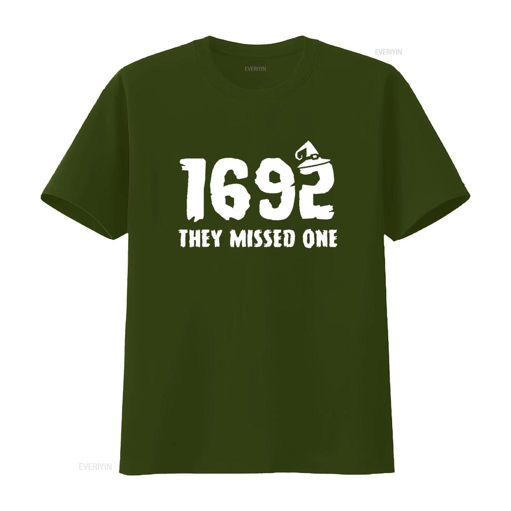 Womens 1692 They Missed One T Shirt Black 2X Large vintage Washed Comfortable Slightly streetwear Versatile Soft homme Casual
