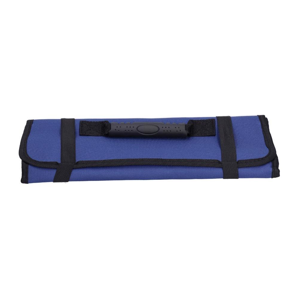 

22 Pockets Reel Type Tool Bag Portable Tool Pouch Organizer Durable Wrench Roll Up Bag Carpenter синій