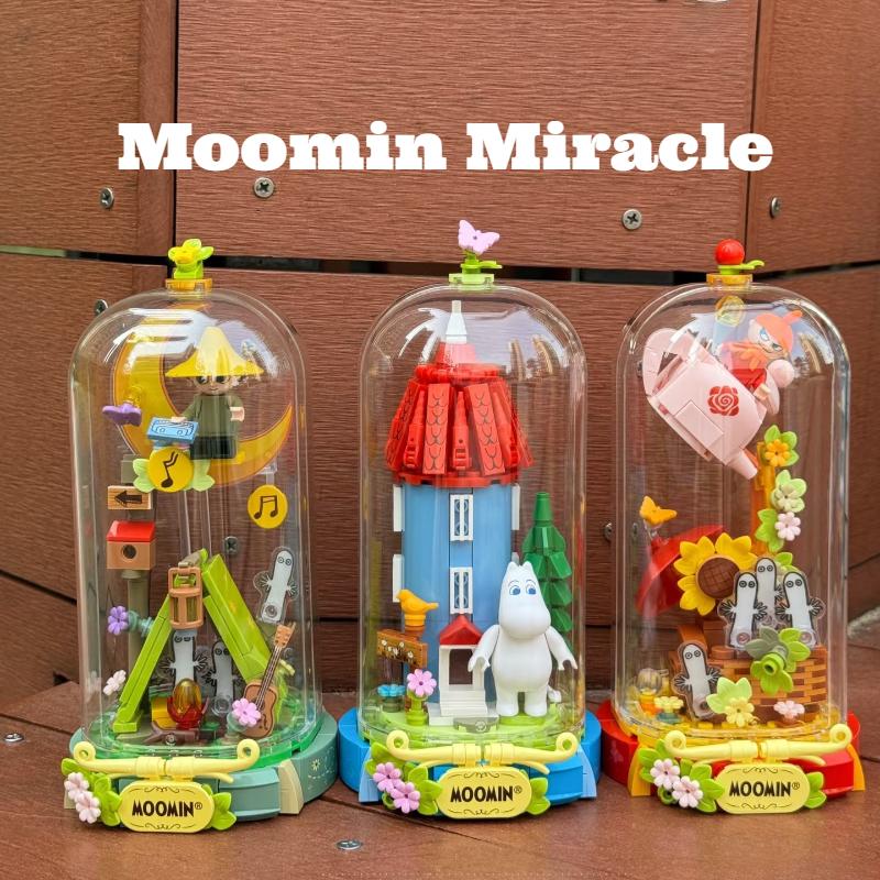 Muumien Joulu Roaming Collection Building Block Building Toys Cartoon Decoration Model Educational Kids Gift Building Blocks