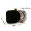 Hollow Design Women Evening Bags Velvet Glitter Fashion Ladies Wedding Party Clutch Bags Shoulder Chain Diamonds Handbags
