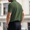 Men's Short Sleeve Polo Shirt with Printed Graphic Lapel Collar Lightweight Breathable Knit Fabric Casual Fit for Summer