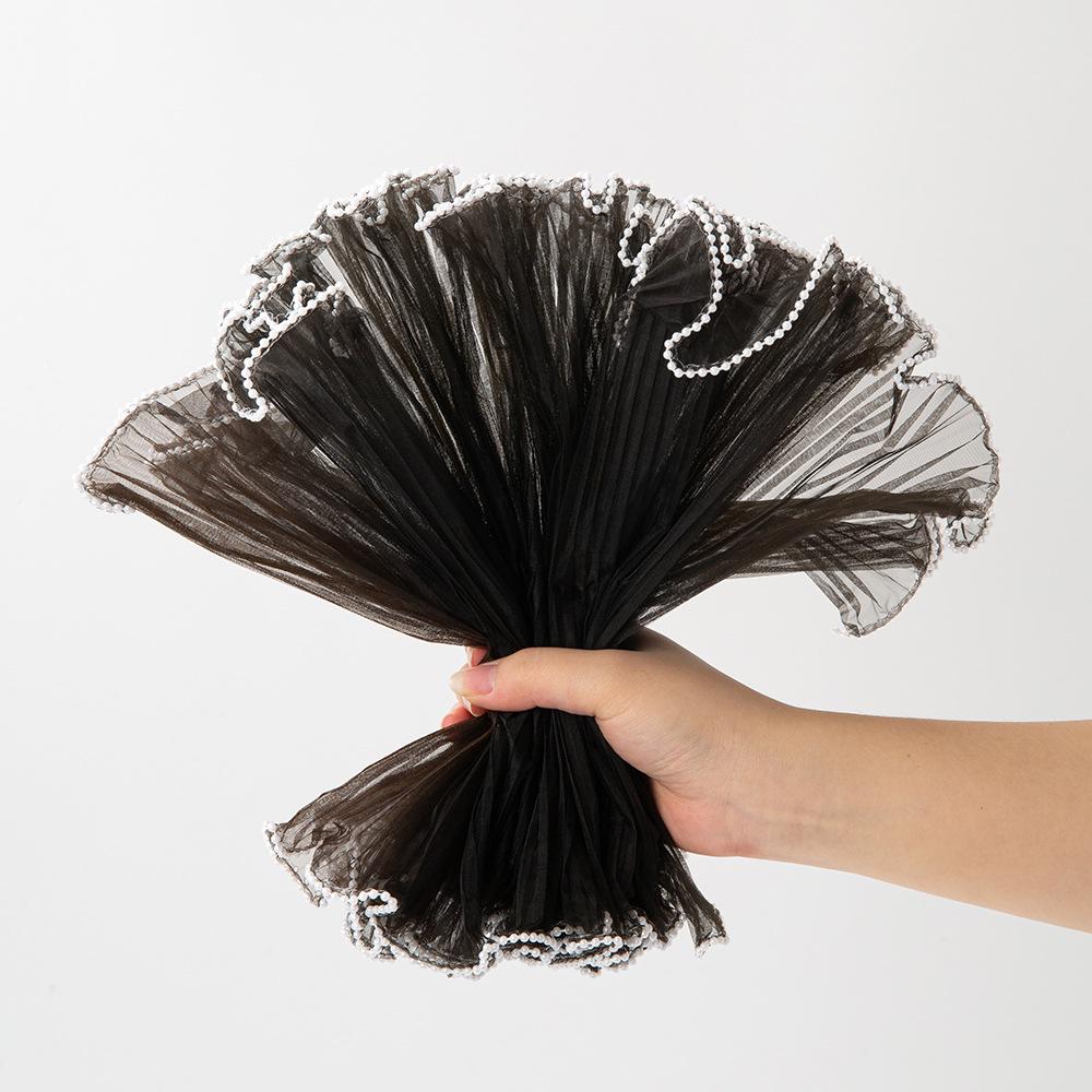 Färska Blommor Pärl Våg Garn Nät - Bukettinslagning & Blomsterbutiks Material