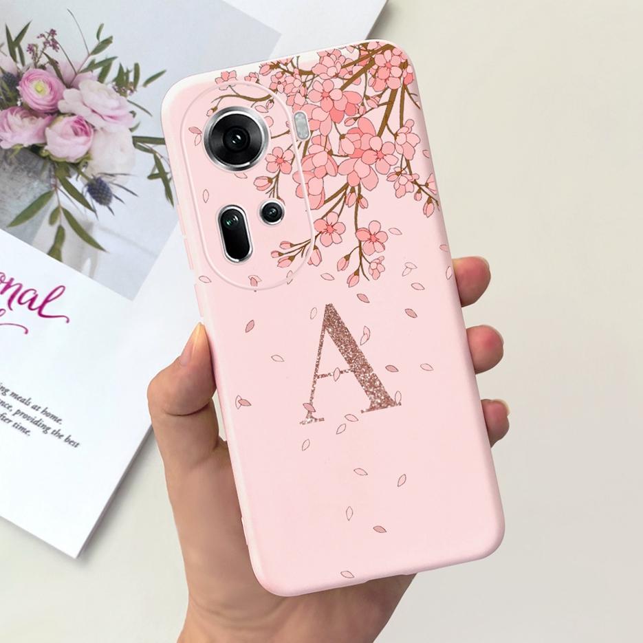 Für Oppo Reno 11 5G Hülle Reno11 F Niedliche Kronen Buchstaben Abdeckung Weiche Silikon Handyhülle Für Oppo Reno11 Pro Reno 11F Rückseite Taschen