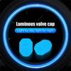 Luminous Valve Caps Car Tire Fluorescent Tyre Valve Stem Decor Luminous Cap Night Glowing Wheel Hub Nozzle Valve Caps Valve Stems 1