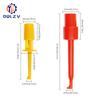 Mini Large Single Test Hook Clip Test Probe for Electronic Testing IC Grabber Small Size Round Crocodile Clip Hook Test Clip