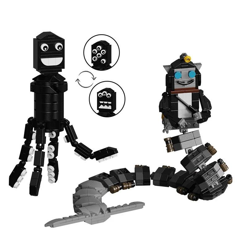 

571PCS Sebastian Solace Squiddles Building Blocks Set, Ocean Fantasy Mermaid и Squid Figures, Creative Bricks Gift for Children чёрный