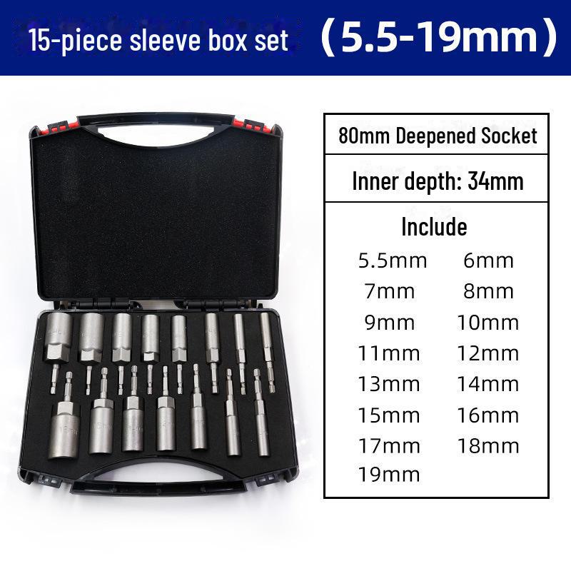 Kawada Electric Hex Wrench & Drill Sleeve Set