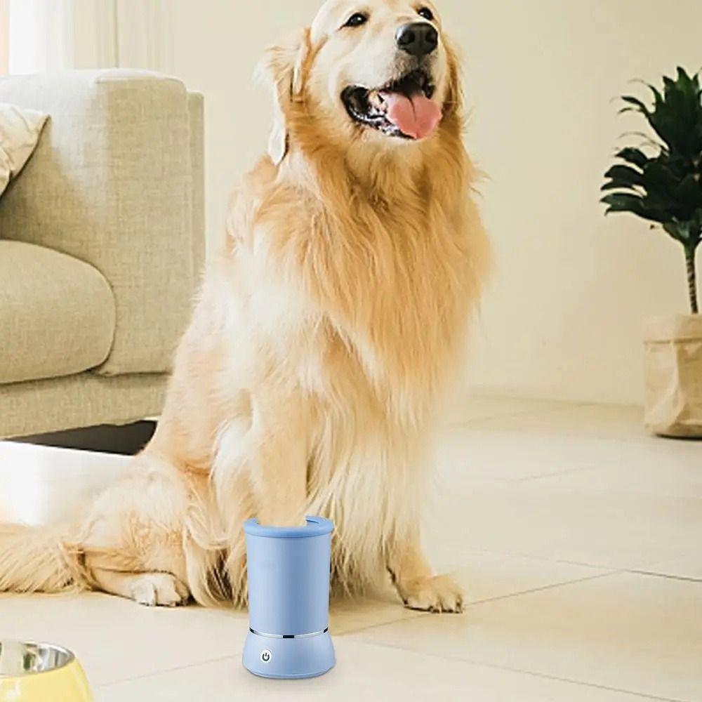 Usb Charging Electrical Pet Paw Cleaner Silicone/Plastic Dog Paw Cleaning Cup  Cat Dog Paw Cleaner