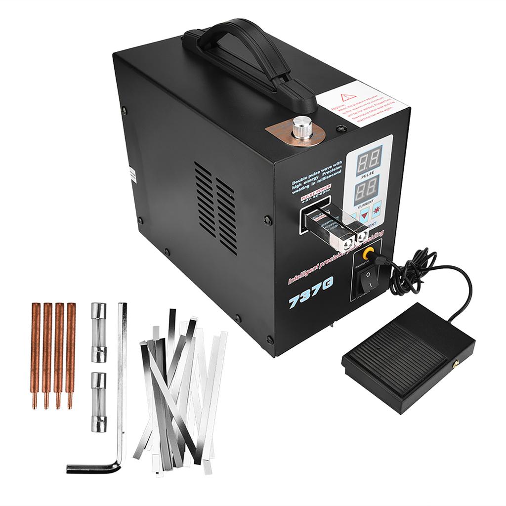 Portable Dual Pulse Battery Spot Welder Welding Machine 800A 0.05 0.2mm