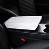 Center Console Armrest Box Protective Cover White For Tesla Model 3 Y 2017-