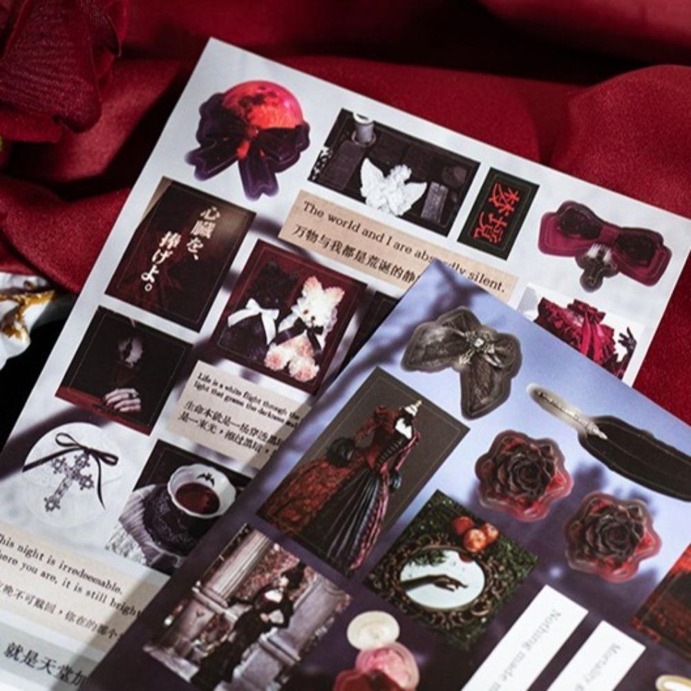 20 PEZZI MINKYS Adesivi Decorativi Libro Retro Laptop Libro Adesivi per Fotocard Cancelleria Scolastica