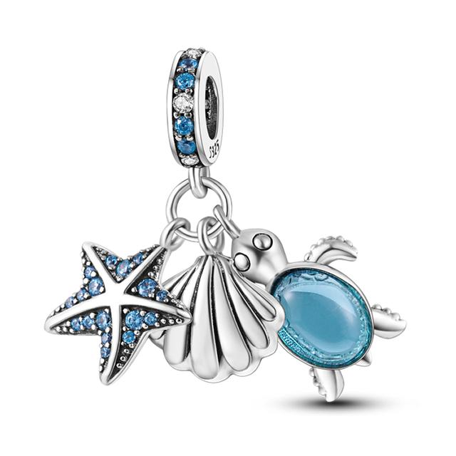 2023 Charms Beads 925 Silver Cat Firefly Butterfly Friendship Dingle Fit Armbånd Gjør-det-selv-smykker