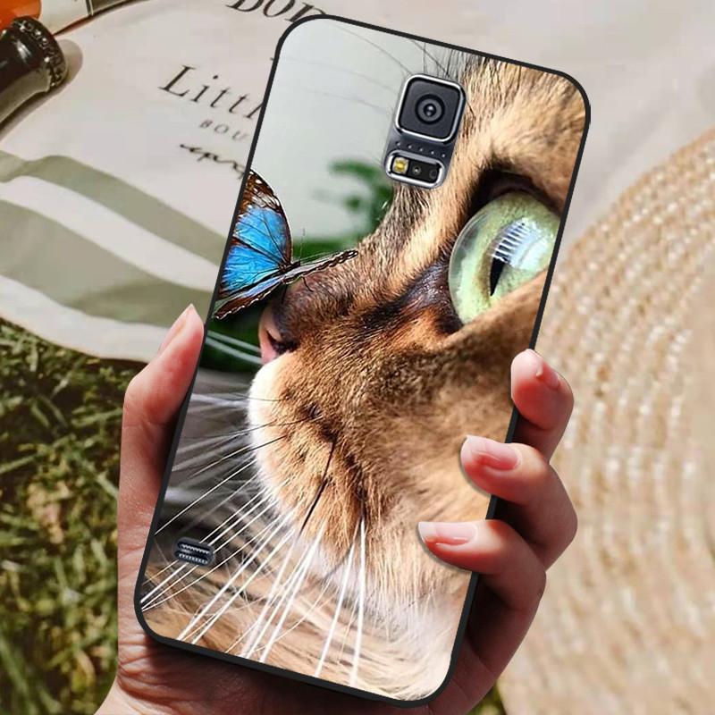 Pro Samsung S5 Pouzdro Roztomilé Měkké Silikonové Zadní Kryt Pro Samsung Galaxy S5 S 5 i9600 Pouzdro TPU Kryt Pro Samsung S5 Neo Fundas