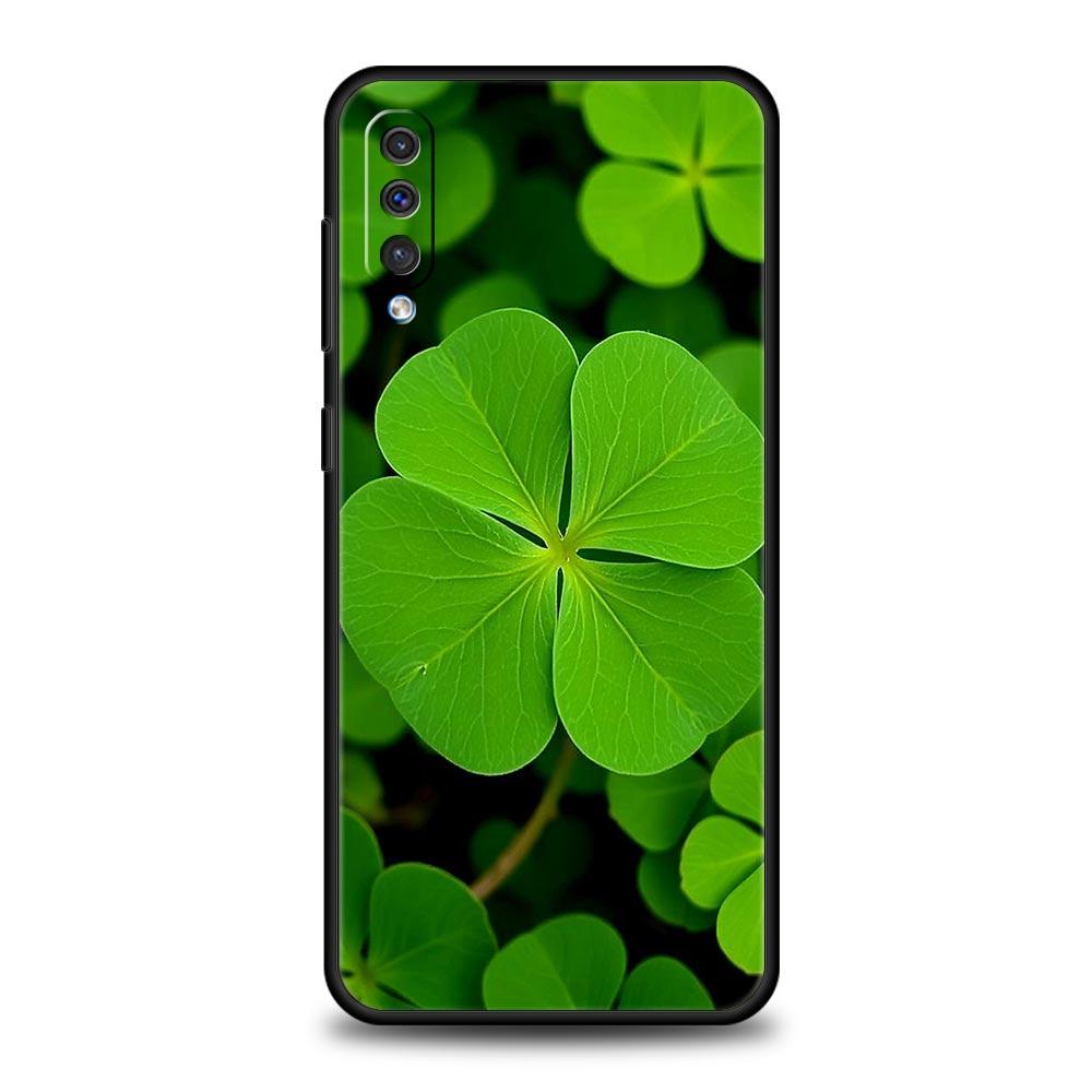 Cute Lucky Grass Phone Case For Samsung A56 A36 A26 A54 A52 A24 A14 A50 A72 A70 A06 A12 A22 A34 A42 A32 A04s A16 5G Cover
