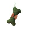 Exquisite Xmas Tree Ornament Portable Candy Stockings Creative Dog Bone Christmas Ornament  Gift