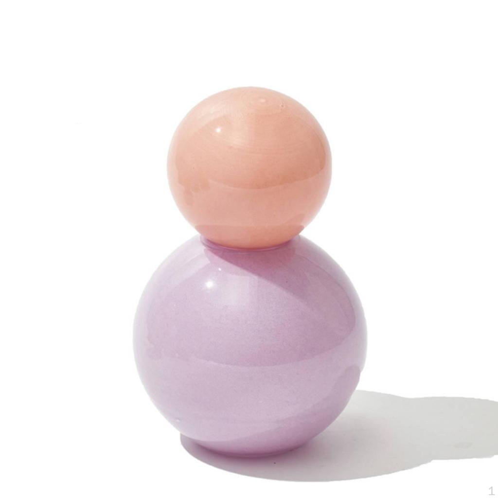 Tabletop Ornament Glossy Decorative Bottle Compact Shelf Decor Piece for Bookshelf, Office Desk,