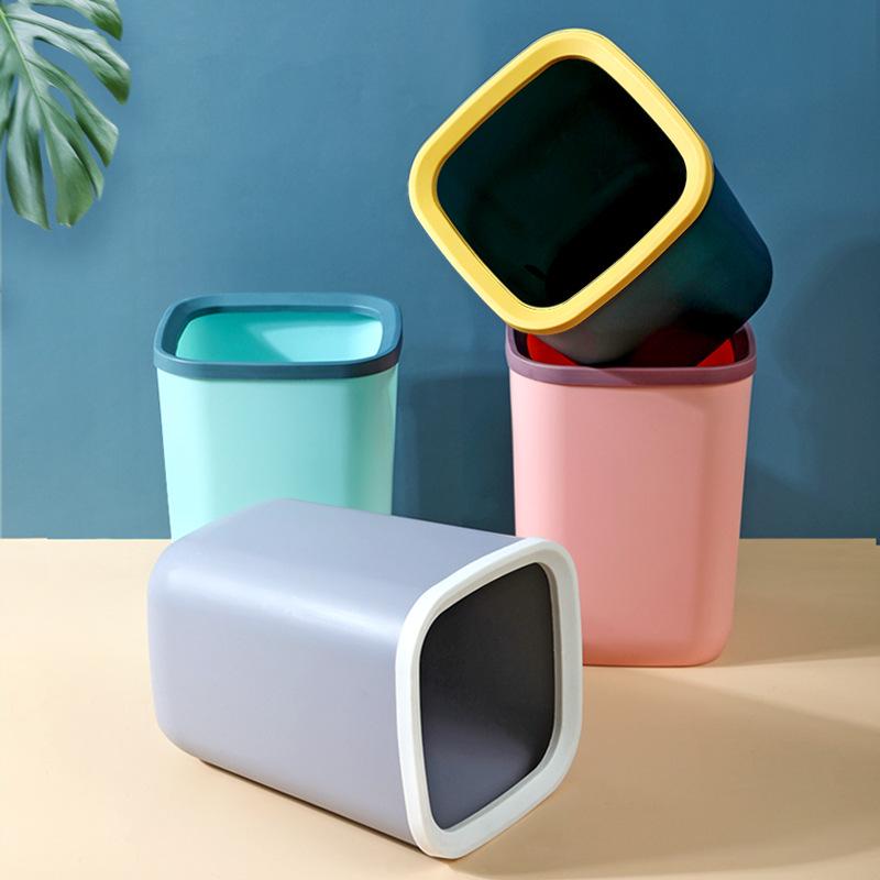 Nordic Style Large Trash Can for Home - Living Room, Bedroom, Kitchen & Bathroom