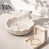 Pig Petal Storage Tray Cute Bowl, Matte Finish 3D Print PLA Tray, Minimalist Home Accents Jewelry Trinkets Organization for Vanity And Entryway Table