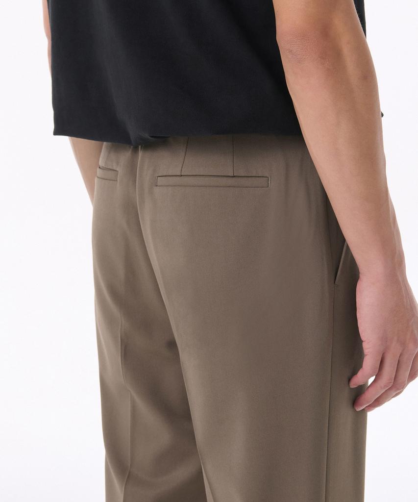 MUSINSA STANDARD Flare Hidden Banding Slacks [Dusty Beige]