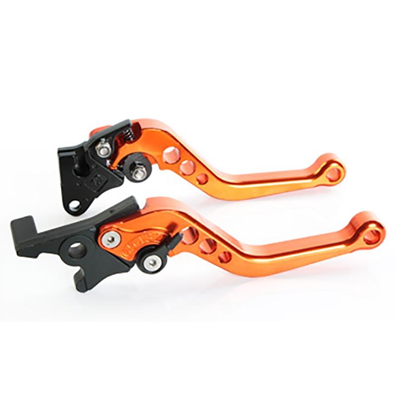 

Universal Brake Disc Drum Clutch Lever For Suzuki Aprilia Honda Front Disc & Rear Drum Brake,Orange
