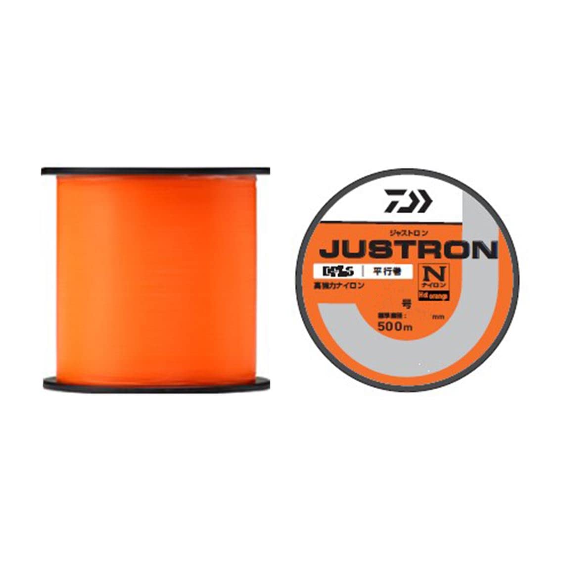 

Шпулька DAIWA Justron Hot Orange/нейлоновая леска/Michiito 2-500