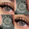 FUNSACHY 1 Paar Sharon Black Kontaktlinsen für Augen Große Augen 14,5 mm Farblinsen Puppenauge Kontakte Jährlich Schöne Kosmetik