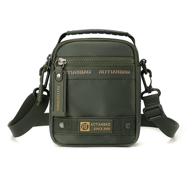 Men's Shoulder Bag Solid Color Handbag