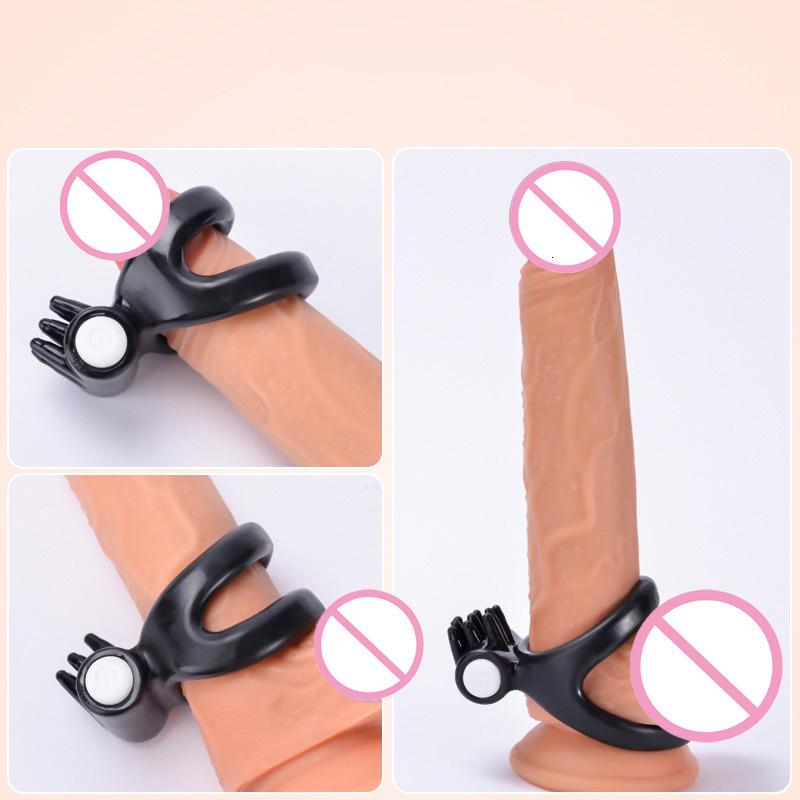 Penis Vibrator Ring Sex Toys For Men Penis Massage Cock Extender Ring Delay Premature Ejaculation