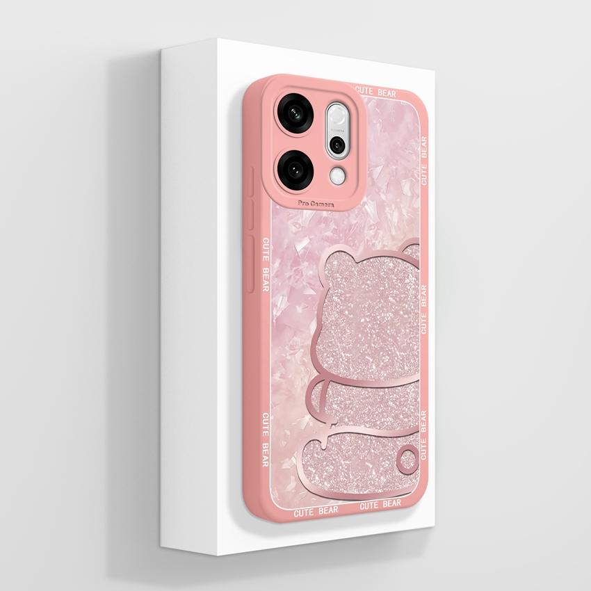 Case For Oppo Reno14 13 12 11 10 2 Pro 2Z 13F Phone Cover Cute Astronaut Pattern Soft Slim Liquid Silicone Dustproof Protective Shell For Oppo Housing