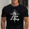 WomenJesus Is King Crown Cross Pattern Printing Motorcycle T-Shirt Cotton StreetwearSummer Sports Fashion Short Sleeve Tops Tee