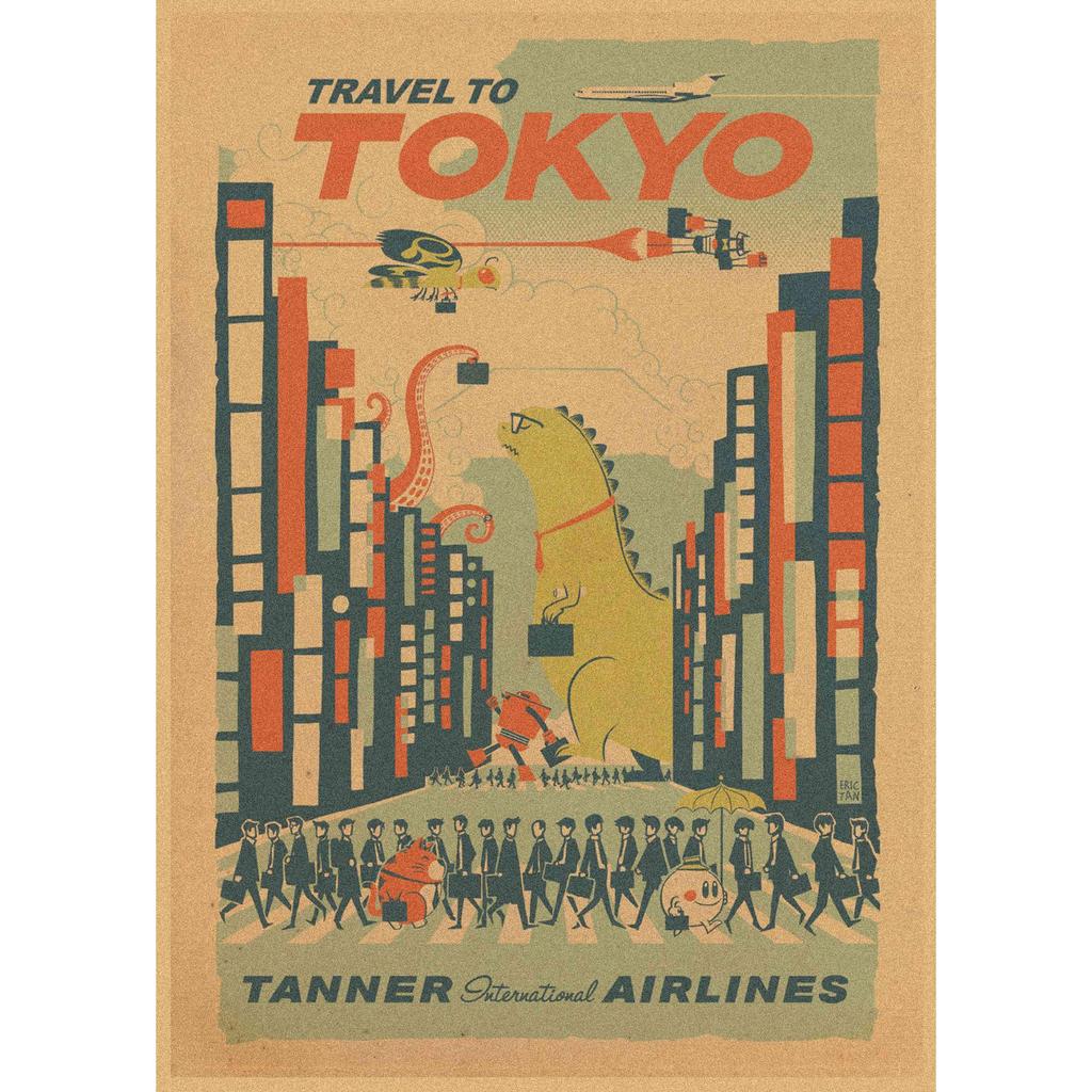 Retro Japanische Landschaft Poster: Sushi Restaurant & Izakaya Wandkunst 391