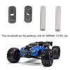 Front and Rear Driveshaft Pin Steel Drive Shaft RC Accessory Set Kit for ARRMA 1/5